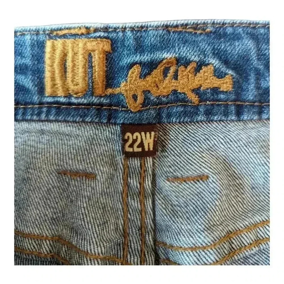 Kut From The Kloth - Celine Slouchy Boyfriend Distressed Jeans, 22W - Picture 7 of 16